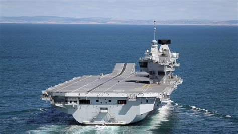 HMS Queen Elizabeth at sea