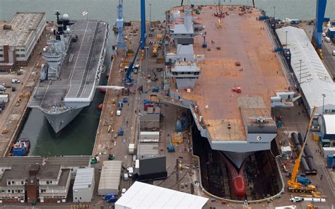 HMS Queen Elizabeth repair equipment