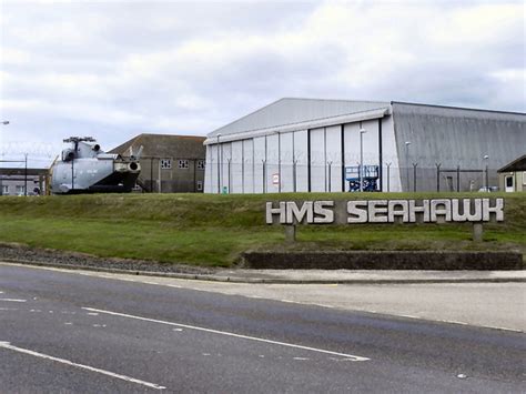 HMS Seahawk in a dockyard