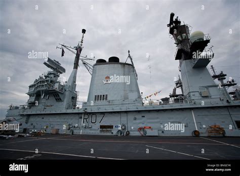 Island superstructure of HMS Seahawk