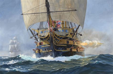 HMS Victory at the Battle of Trafalgar