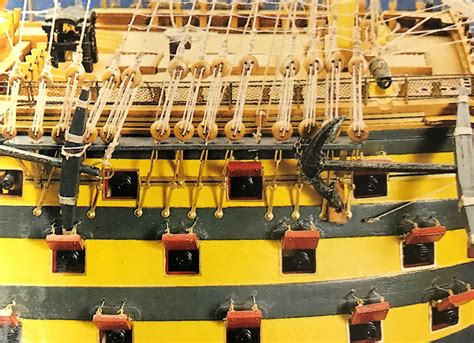 HMS Victory under construction