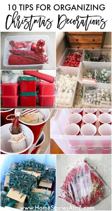 Holiday organization ideas and inspiration