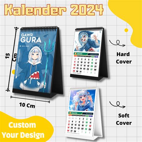 Hololive 2025 Desk Calendar