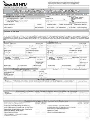 Application Process for Home Equity Loans