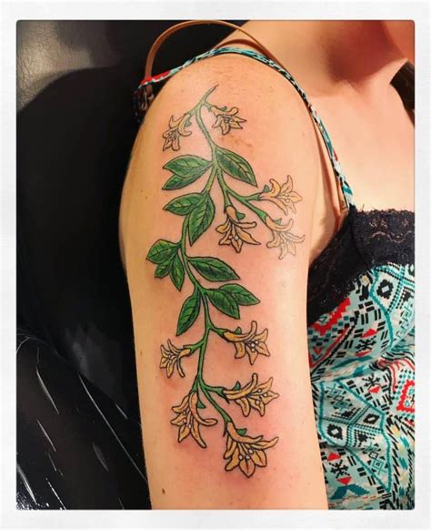 Honeysuckle tattoos