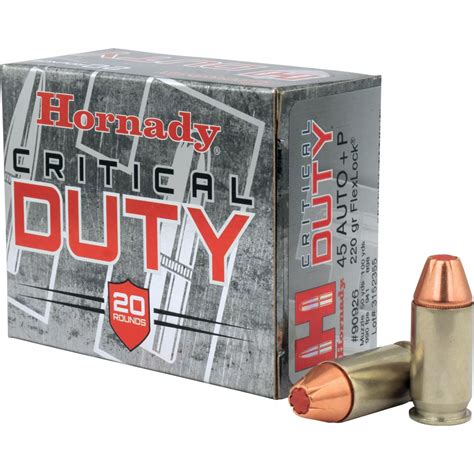 Hornady Critical Duty Hollow Point