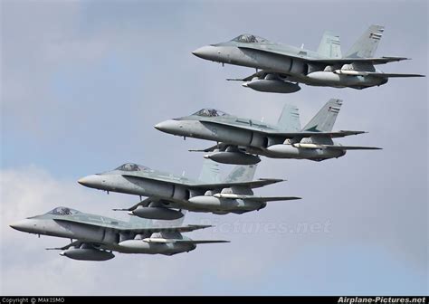 F/A-18 Hornets in Formation