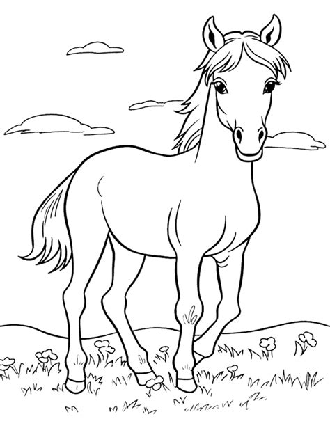 Therapeutic benefits of horse coloring pages