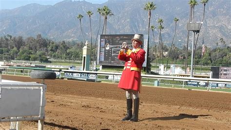 Horse racing bugle call traditions