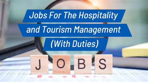 Hospitality and Tourism Management Jobs