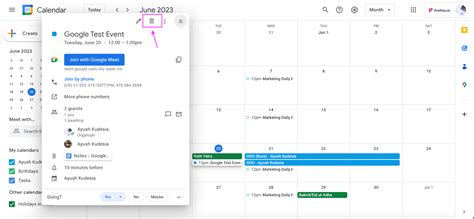 How to Cancel Google Calendar Event