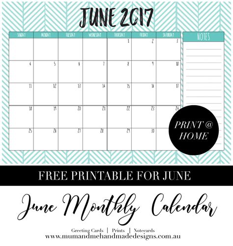 How to Choose June Calendar Print