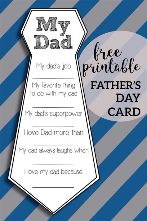 How to Create Your Own Free Father's Day Cards Printable