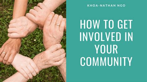 How to Get Involved