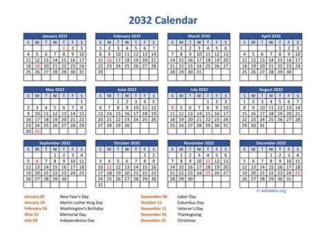 How to Use a 2032 Calendar Effectively