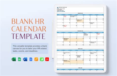 HR Calendar Templates