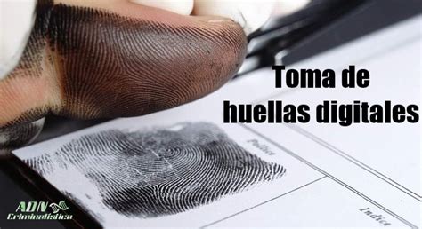 Huellas digitales en la policía