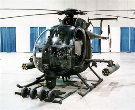 Hughes MH-6 Little Bird on the ground