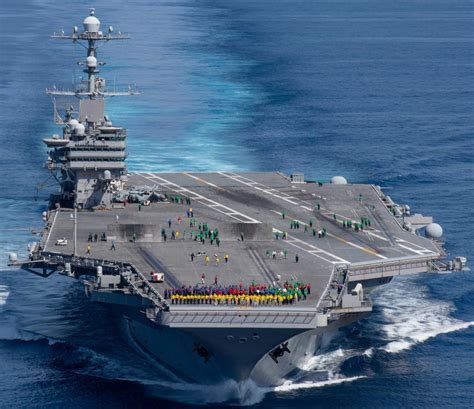 USS John C Stennis providing humanitarian assistance