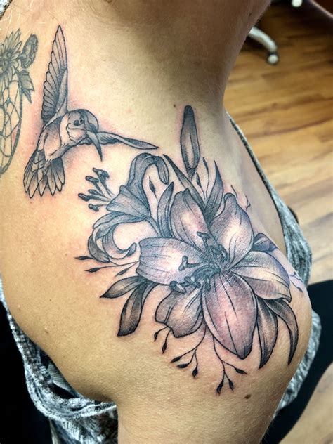 Hummingbird and flower tattoo meaning