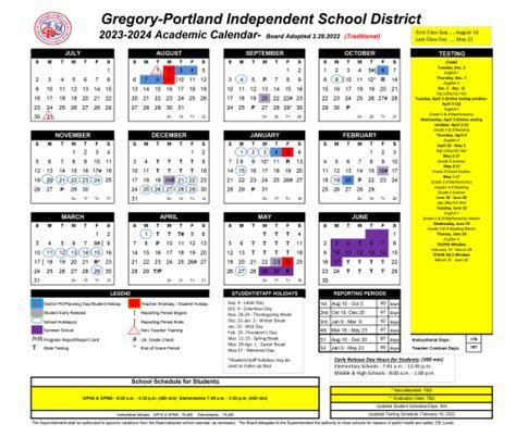 Hutto ISD Calendar