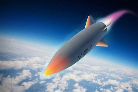 Hypersonic missile being tested