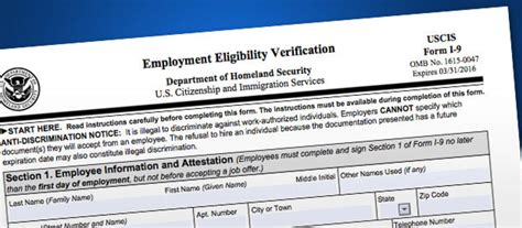 I-9 form compliance