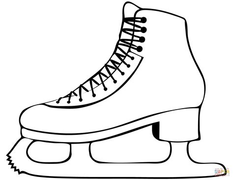 Ice Skate Coloring Pages