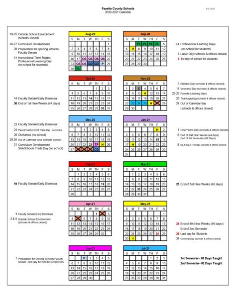 Importance of the Fayette County Schools Calendar