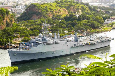 Indian Navy amphibious transport dock ship