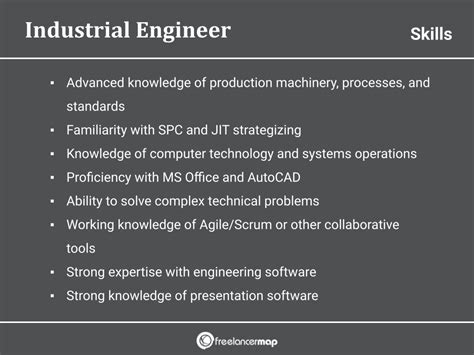 Industrial engineers must have strong analytical and problem-solving skills