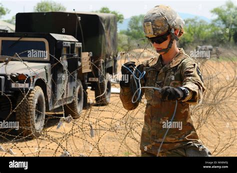 Infantry soldiers in combat gear