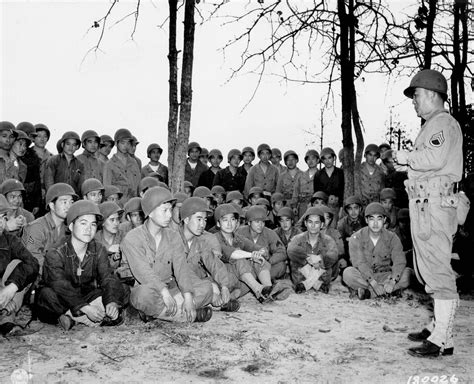 Infantry members in training