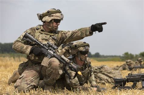 An infantryman on patrol