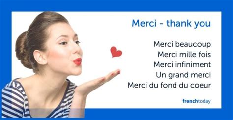 Informal French Thank You