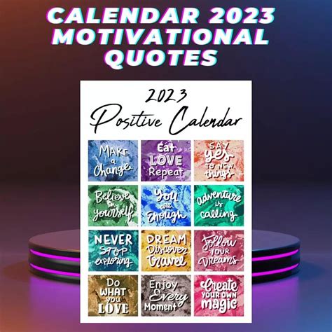 Inspirational Quote Calendars