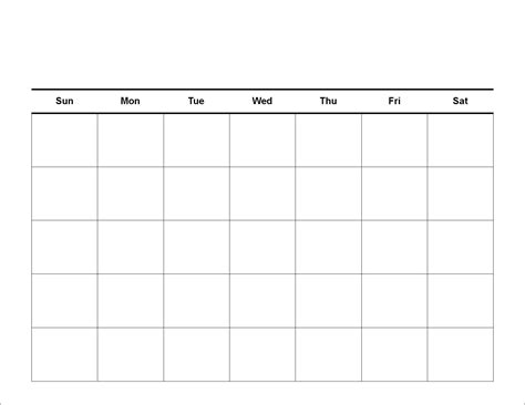 Integrating blank calendars into daily routine