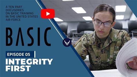 Air Force Core Values: Integrity First