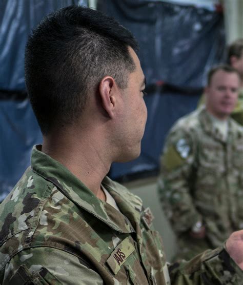 Air Force Intelligence Officer in Uniform