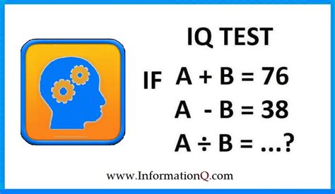 Sample Intelligence Test Questions