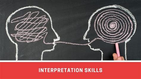 Interpreting skills and knowledge