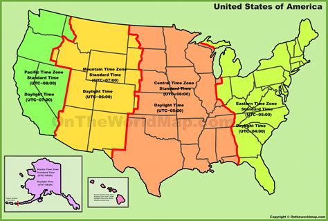 Iowa Time Zone Map