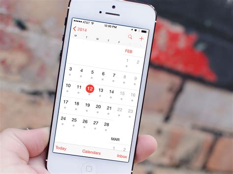 iPhone Calendar App