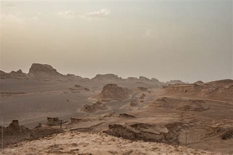 Desert Landscape between Israel and Iran