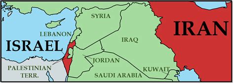 Israel to Iran Distance