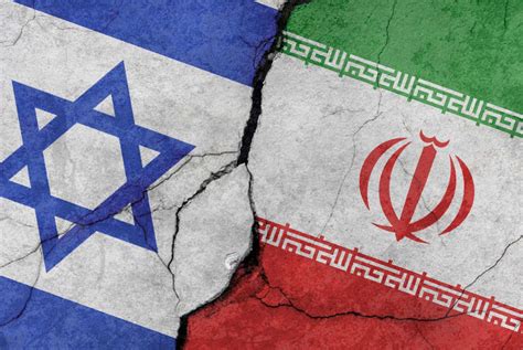 Israel and Iran flags