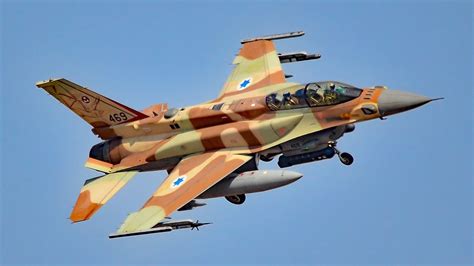 Israeli Air Force F-16 and F-35 Fighter Jets