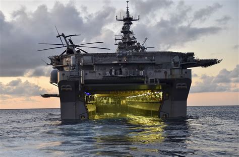 Iwo Jima LHD 7 well deck operations