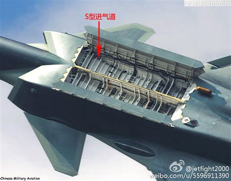 J-20 Fighter Aircraft Internal Weapons Bay